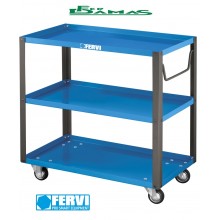 CARRELLO A TRE VASCHE FERVI ART. C650